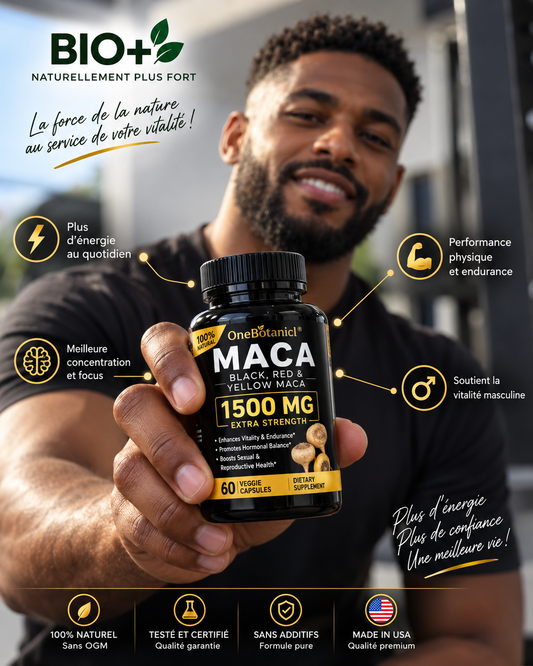 Maca Noir 1500 mg BIO+