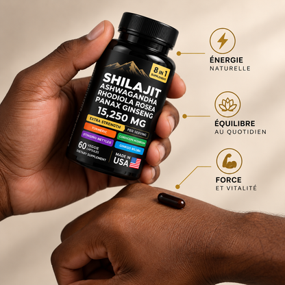 Shilajit Extra Force – 8 Actifs & Ashwagandha