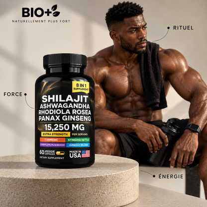 Shilajit Extra Force – 8 Actifs & Ashwagandha