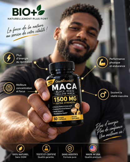 Maca Noir 1500 mg BIO+