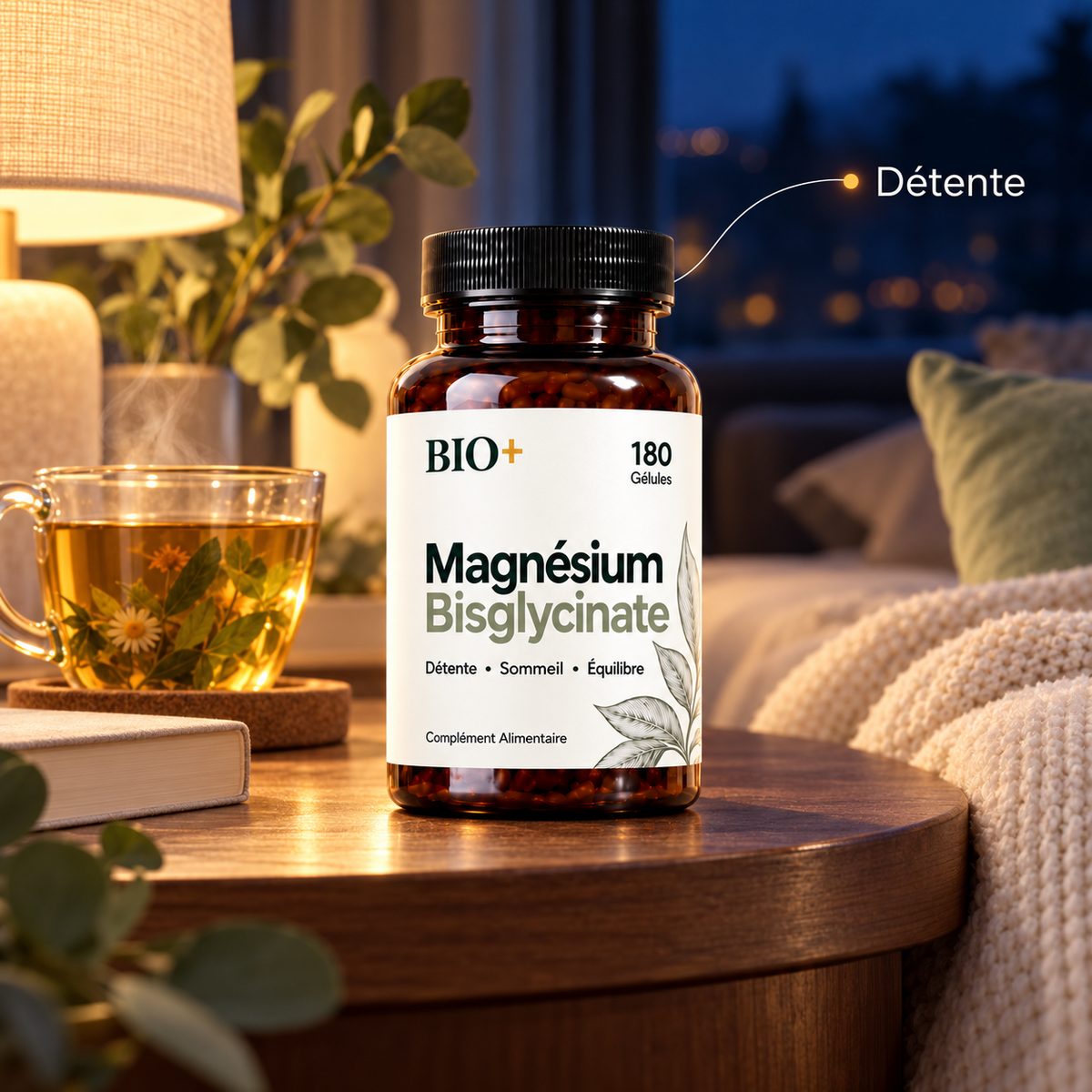 Magnésium Bisglycinate BIO+ – détente