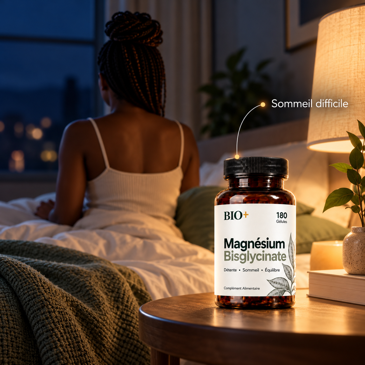 Magnésium Bisglycinate BIO+ – routine sommeil